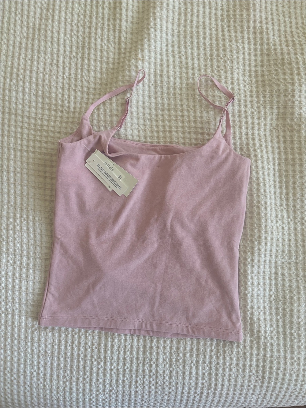 NWT Abercrombie and fitch bra free collection 90s cami baby pink small - Picture 4 of 4